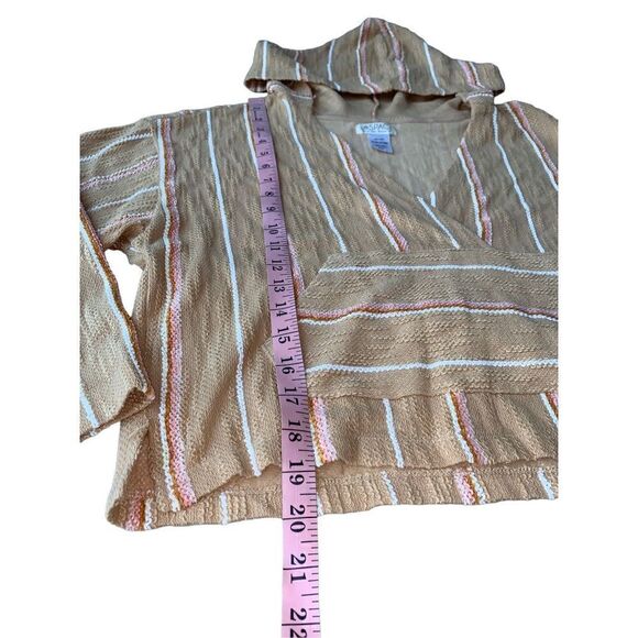 L Space Paradise Sunrise Stripe Print Hooded Pullover - Picture 10 of 10